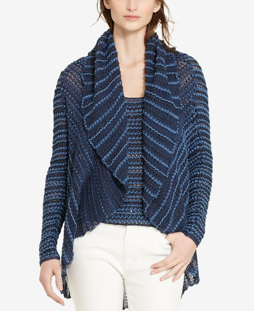 All Listings This dynamic blue cardigan is tailored to a slim fit from a soft, breathable blend of linen and cotton, and features a broad shawl collar.